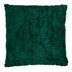 Kissen - grün - Plüsch - 45x45 cm