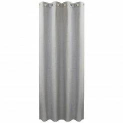 Ösenvorhang - silber Melange - 140x245 cm