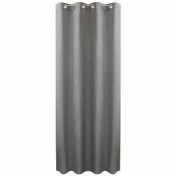 Ösenvorhang - anthrazit Melange - 140x245 cm