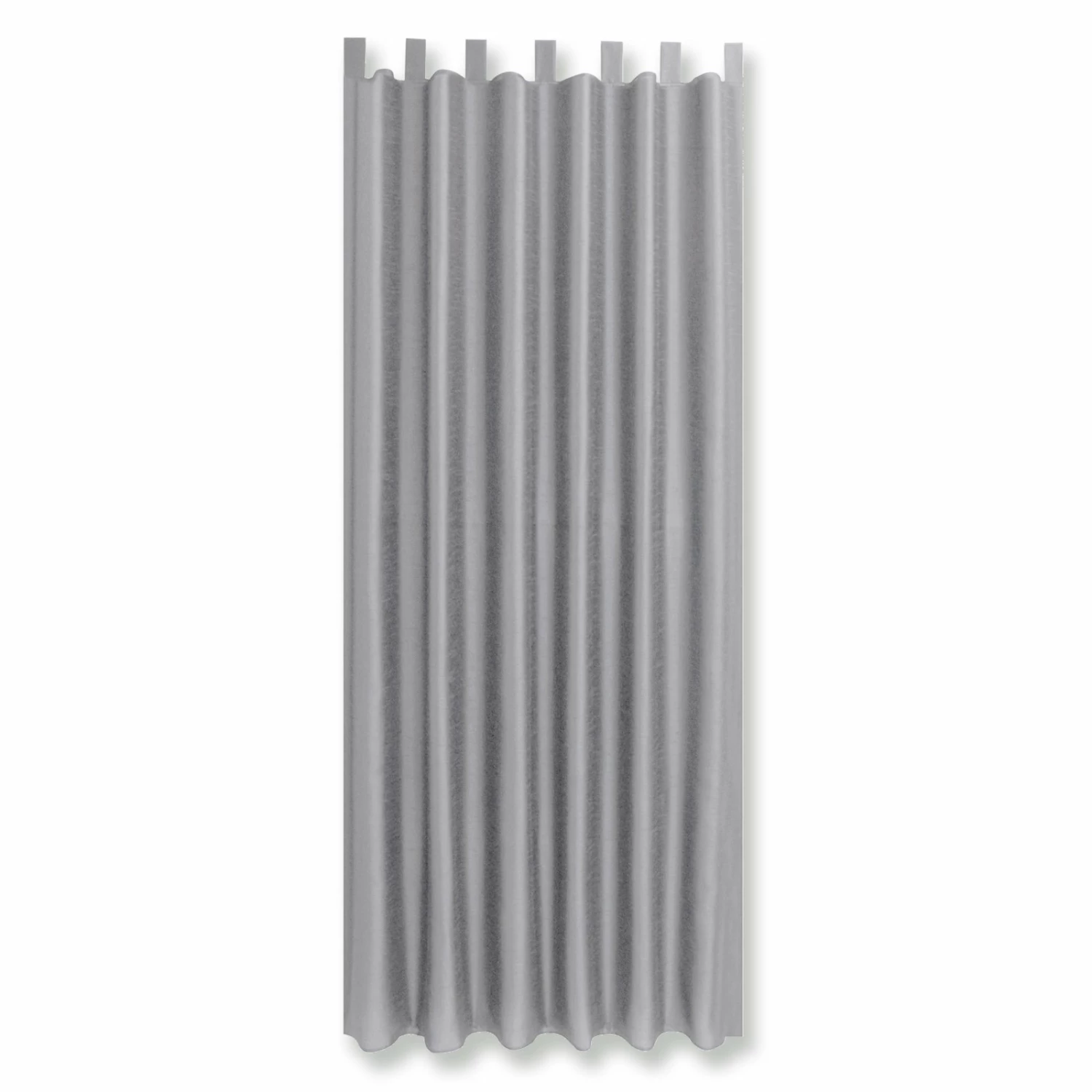 Schlaufenschal - silber - 140x245 cm 3 Schlaufenschal - silber - 140x245 cm