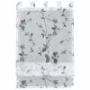 Raffrollo - weiß-grau - mit Blumen - 60x140 cm -Heimtextilien Verkäufe 2353059300 1600Wx1600H