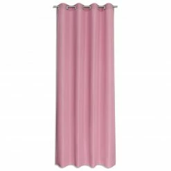 Ösenvorhang - altrosa - 140x245 cm