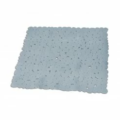 Dusch-Antirutschmatte - silber - 50x50 cm