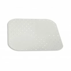 Dusch-Antirutschmatte - weiß - 54x54 cm