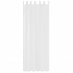 Schlaufenvorhang - weiß - 140x235 cm