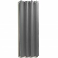 Verdunklungsvorhang - silber - 140x175 cm