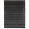 PVC-Jalousie - anthrazit - mit Zubehör - 60x160 cm