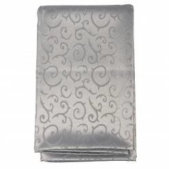 Jacquard-Stoff - silber - 140x300 cm