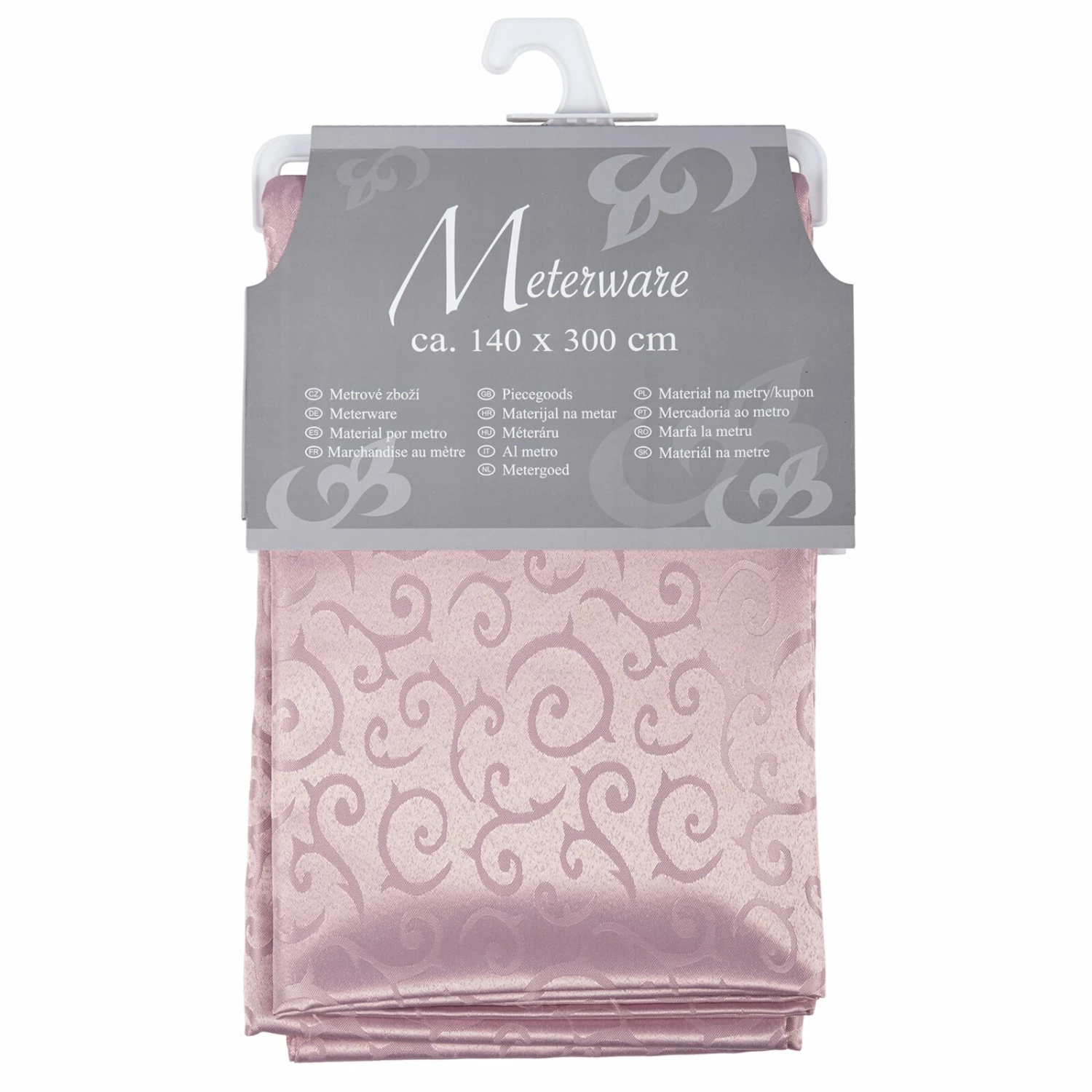 Jacquard-Stoff - altrosa - 140x300 cm 4 Jacquard-Stoff - altrosa - 140x300 cm – Bild 2