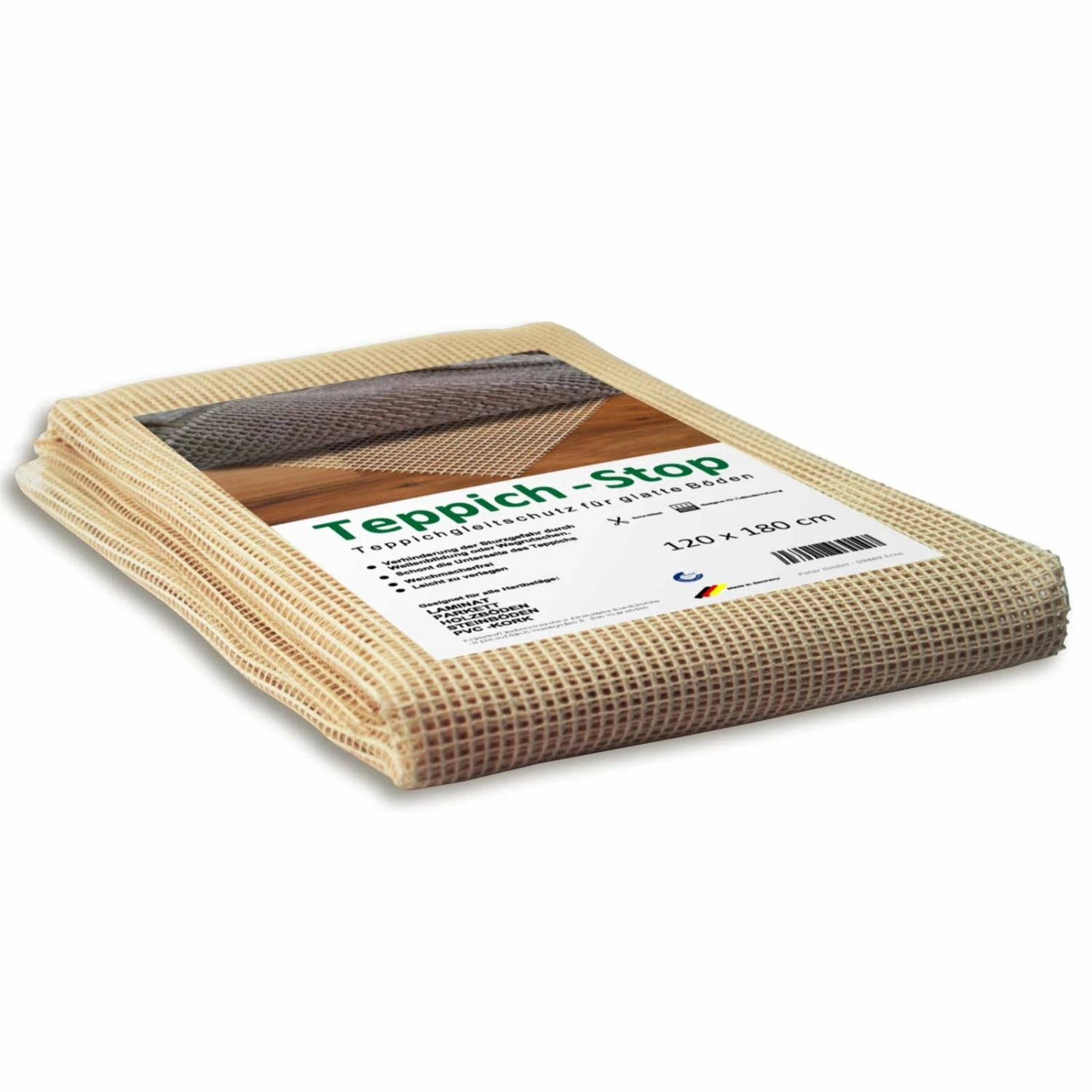 Teppich Antirutschmatte NATUR STOP PLUS - beige - 60x120 cm 3 Teppich Antirutschmatte NATUR STOP PLUS - beige - 60x120 cm