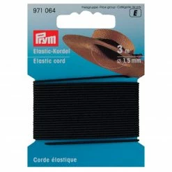 Elastic-Kordel - schwarz - 3 m