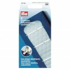 Betttuchspanner - weiß - mit Clipse