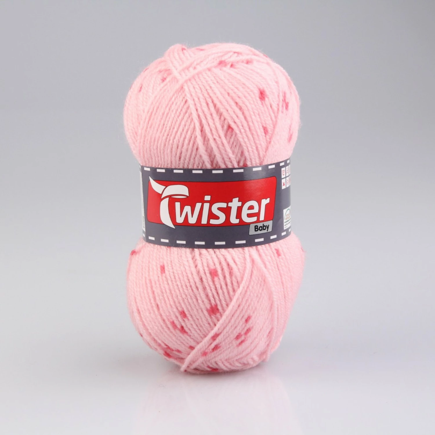 Wolle - rose - gefleckt - 50g 3 Wolle - rose - gefleckt - 50g