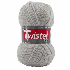 Wolle TWISTER BABY - grau - 50g