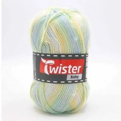Wolle TWISTER BABY - wiese - color - 50g