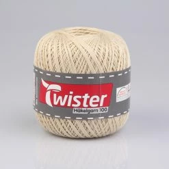 Häkelgarn TWISTER - beige - 100g