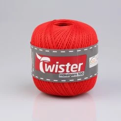 Häkelgarn TWISTER - rot - 100g
