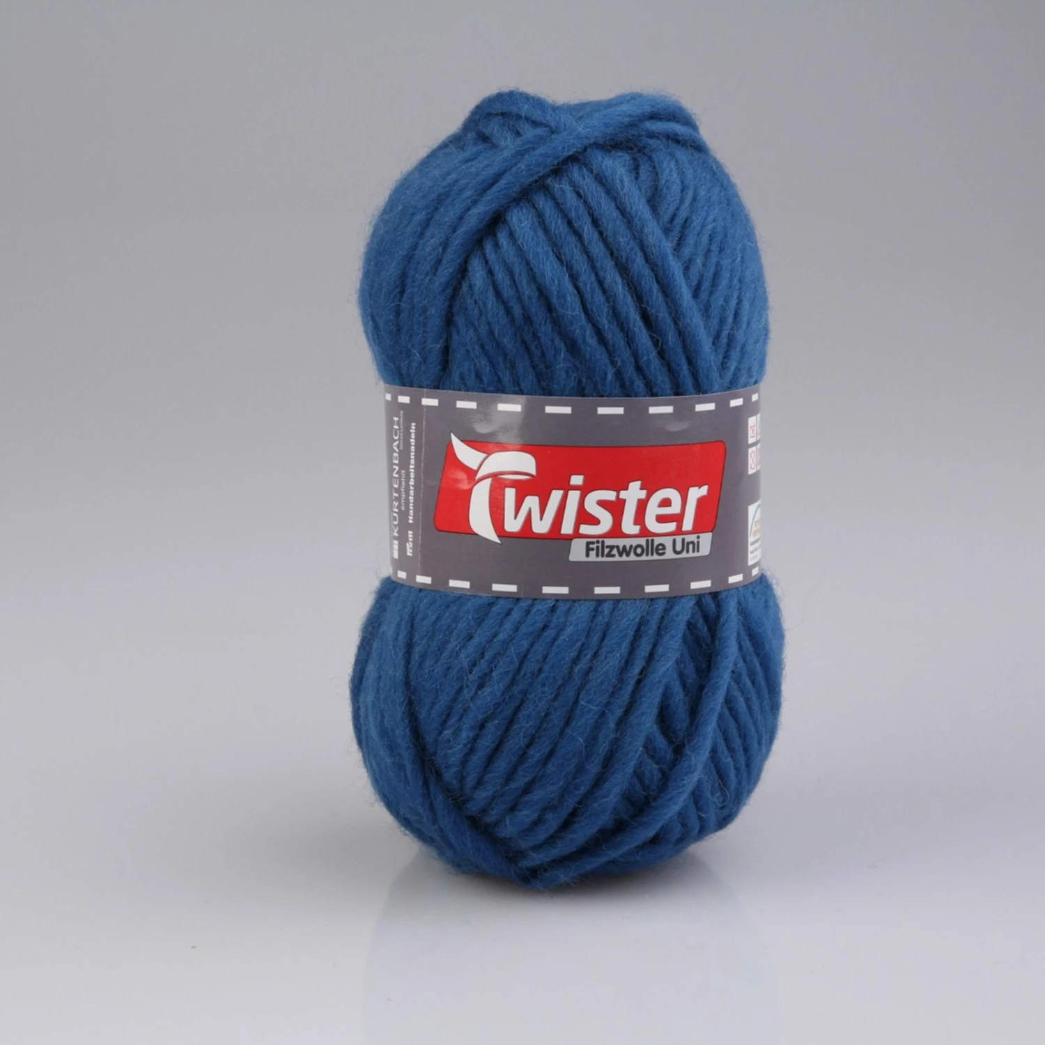 Wolle TWISTER FILZ UNI - petrol - 50g 3 Wolle TWISTER FILZ UNI - petrol - 50g