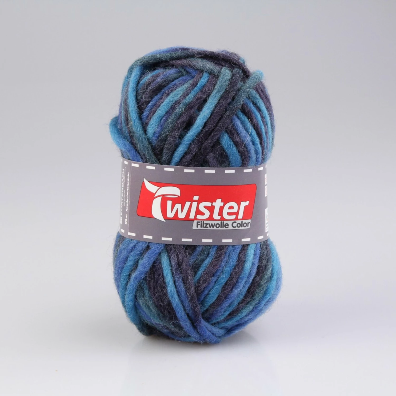 Filzwolle TWISTER COLOR - lagune - 50g 3 Filzwolle TWISTER COLOR - lagune - 50g