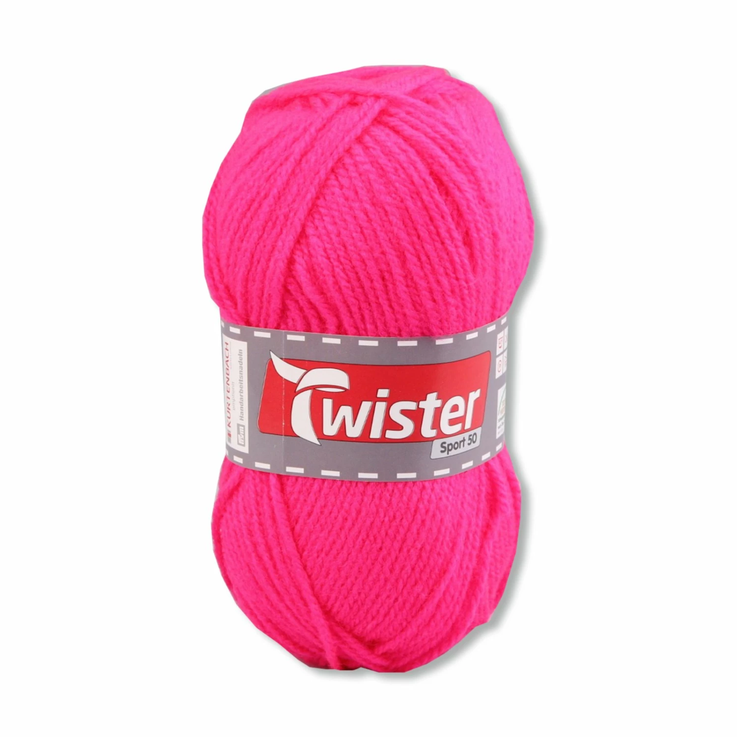 Wolle TWISTER SPORT UNI - neonpink - 50g 3 Wolle TWISTER SPORT UNI - neonpink - 50g
