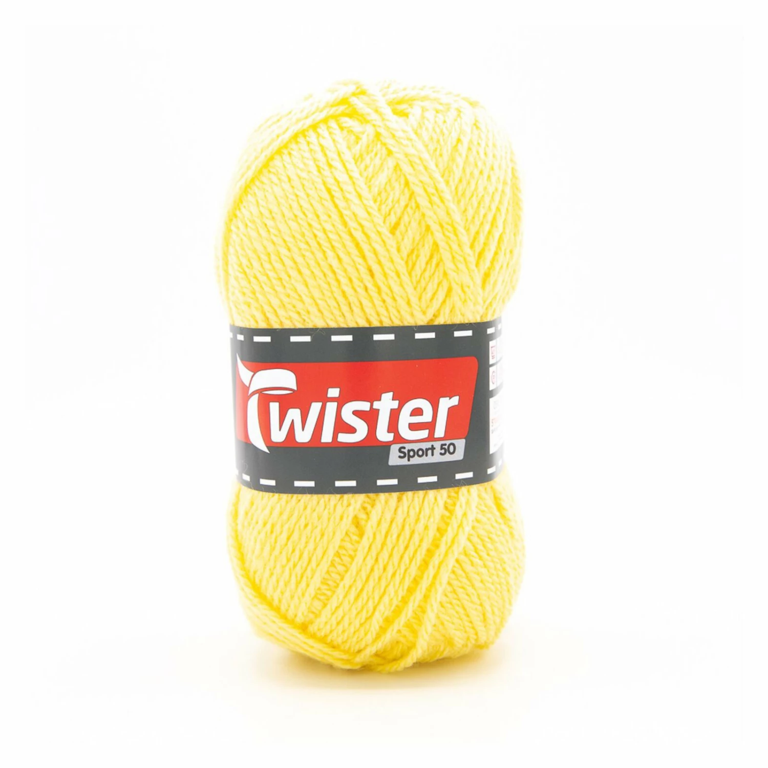 Wolle TWISTER SPORT 50 UNI - zitrone - 50g 3 Wolle TWISTER SPORT 50 UNI - zitrone - 50g