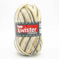 Wolle TWISTER SPORT 50 COLOR - beige-grau - 50g