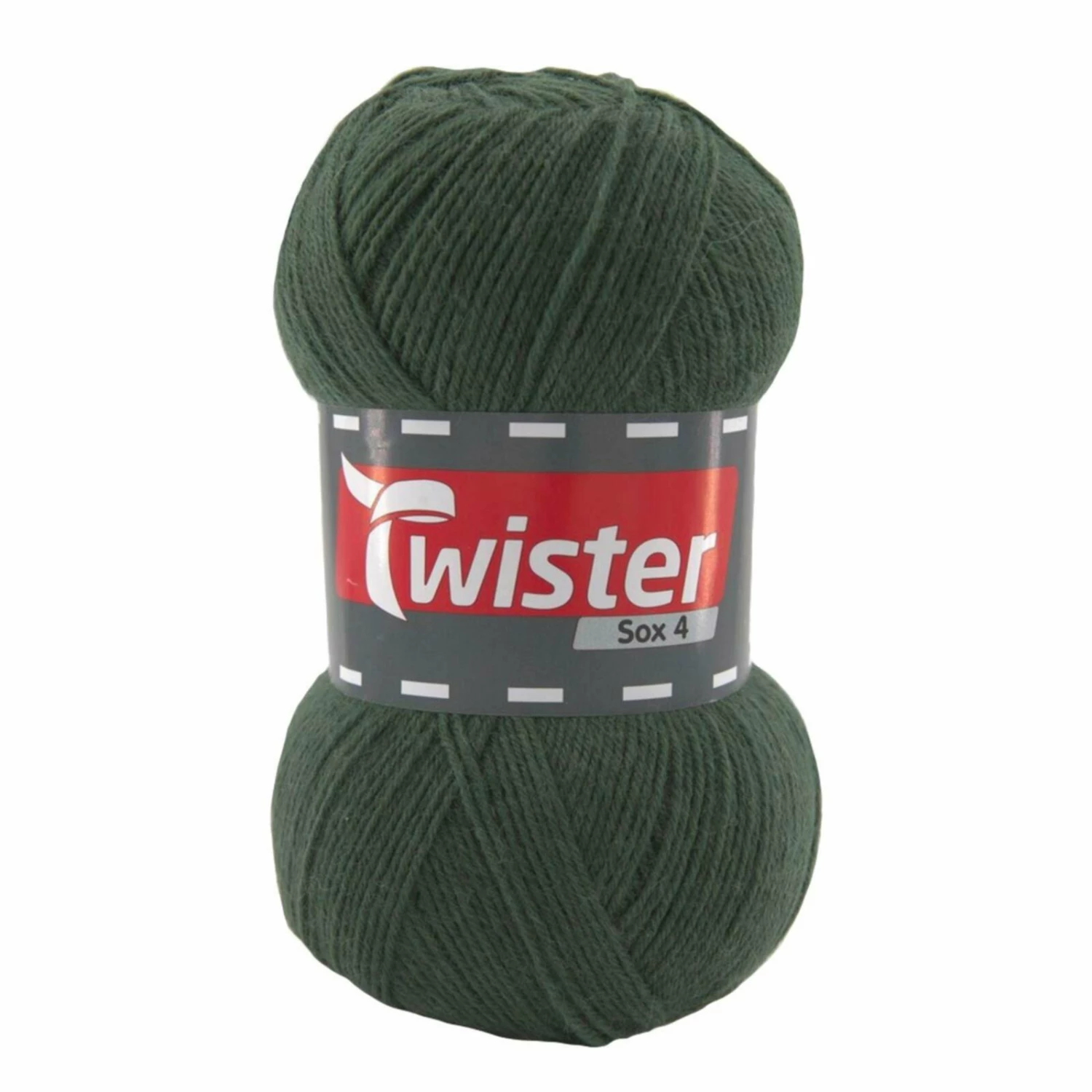Wolle TWISTER SOX UNI - jägergrün - 100g 3 Wolle TWISTER SOX UNI - jägergrün - 100g
