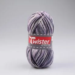 Wolle TWISTER SOX COLOR - blau multi - 100g