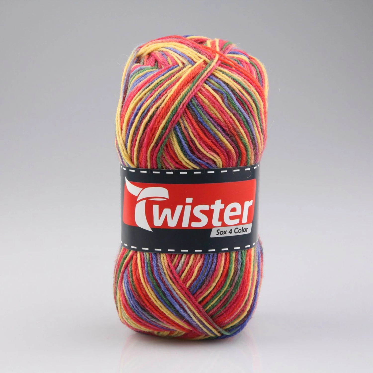 Wolle TWISTER SOX COLOR - rot multi - 100g 3 Wolle TWISTER SOX COLOR - rot multi - 100g
