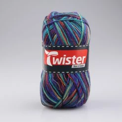 Wolle TWISTER SOX COLOR - marine multi - 100g