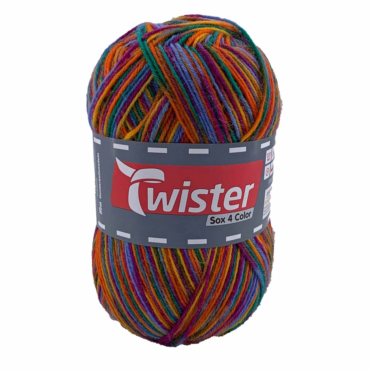 Wolle TWISTER SOX COLOR - rainbow color - 100g 3 Wolle TWISTER SOX COLOR - rainbow color - 100g