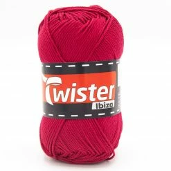 Strickgarn TWISTER IBIZA - weinrot - 50g