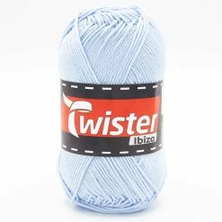 Strickgarn TWISTER IBIZA - hellblau - 50g