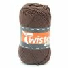 Strickgarn TWISTER IBIZA - kaffee - 50g