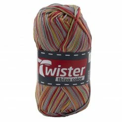 Strickgarn TWISTER IBIZA COLOR - clown - 50g