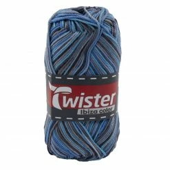 Strickgarn TWISTER IBIZA COLOR - polar - 50g