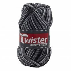 Strickgarn TWISTER IBIZA COLOR - granit - 50g