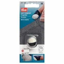 Fingerhut - pflaumenblau-weiß - Größe L