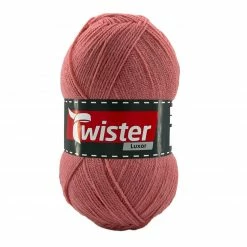 Strickgarn TWISTER LUXOR UNI - altrosa - 150g