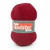 Strickgarn TWISTER LUXOR UNI - bordeaux - 150g