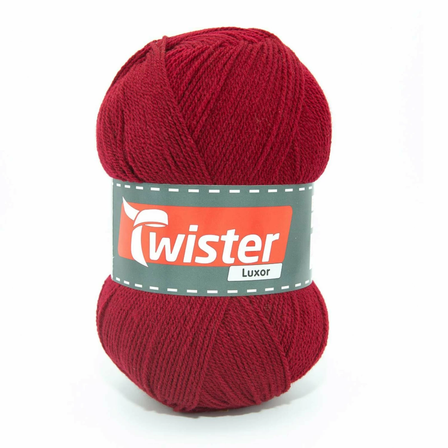 Strickgarn TWISTER LUXOR UNI - bordeaux - 150g 3 Strickgarn TWISTER LUXOR UNI - bordeaux - 150g