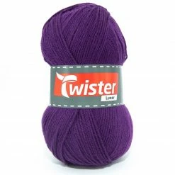 Strickgarn TWISTER LUXOR UNI - lila - 150g
