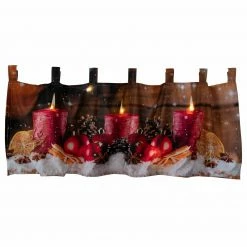 Weihnachts-Bistrogardine - bunt - 160x45 cm -Heimtextilien Verkäufe 2538001000 09 1600Wx1600H