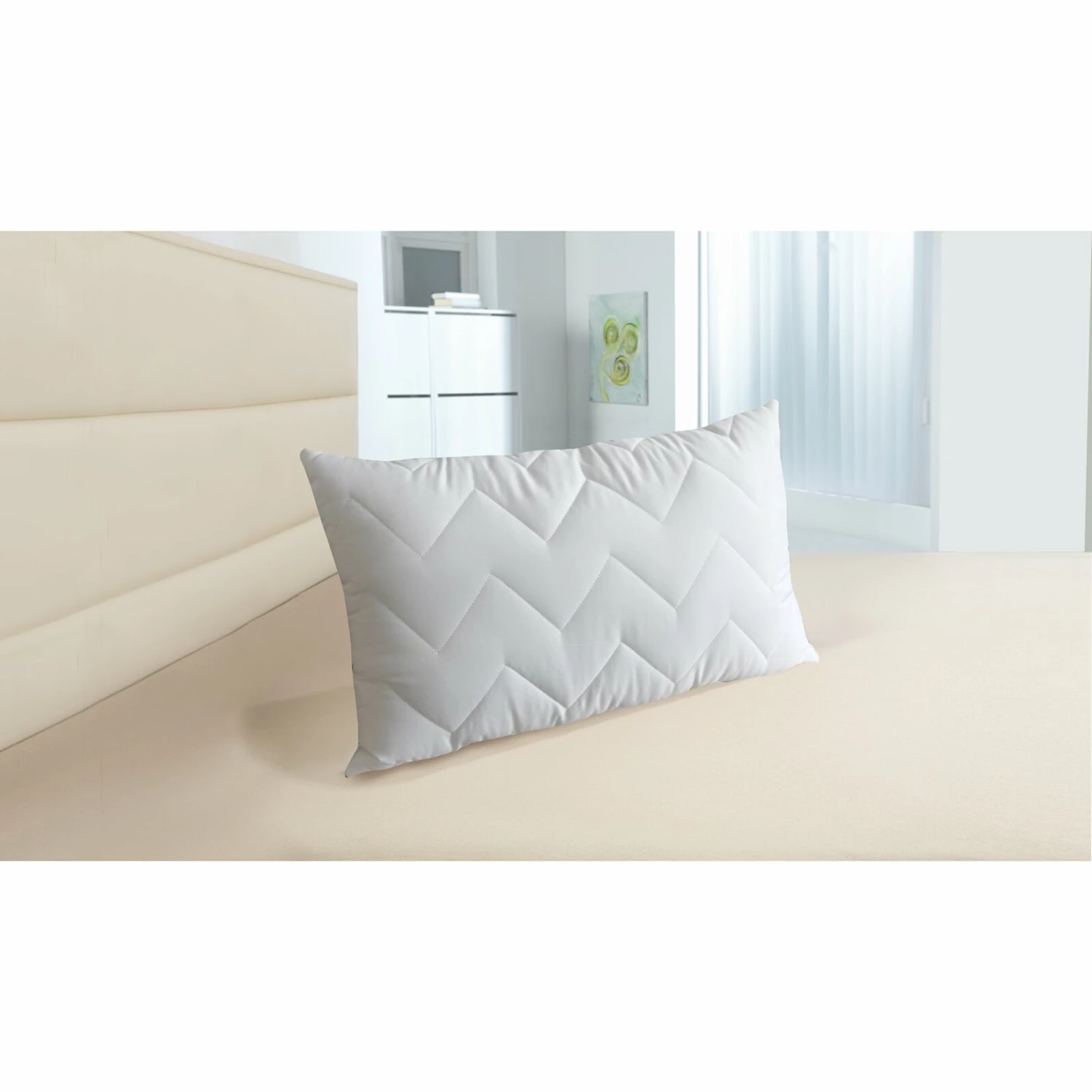 Ergonomie-Nackenstützkissen - Microfaser - 60x40 cm 4 Ergonomie-Nackenstützkissen - Microfaser - 60x40 cm – Bild 2