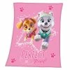 Fleecedecke PAW PATROL - rosa - 125x150 cm