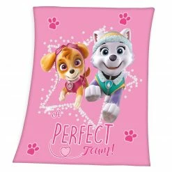 Fleecedecke PAW PATROL - rosa - 125x150 cm