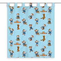 Schlaufenschal LEO LAUSEMAUS - blau - 140x160 cm