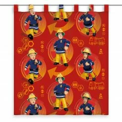 Schlaufenschal FEUERWEHR SAM - rot - 140x160 cm