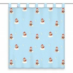 Schlaufenschal SANDMÄNNCHEN - blau - 140x160 cm