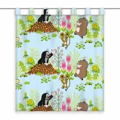 Schlaufenschal DER KLEINE MAULWURF - bunt - 140x160 cm